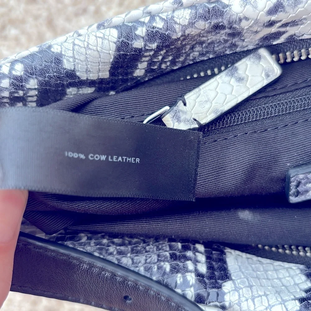 MARC JACOBS Snakeskin Leather Baguette Shoulder Bag - Picture 8 of 11